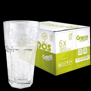 Grapos Contour Glass 0,2/0,25 l